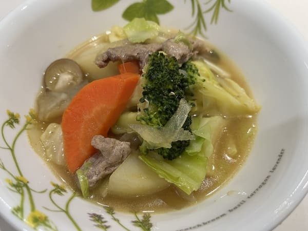 冬野菜のスープカレー　完成品